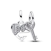 Charm Pandora Donna in Lega metallica Zirconia 793081C01 - 793081C01